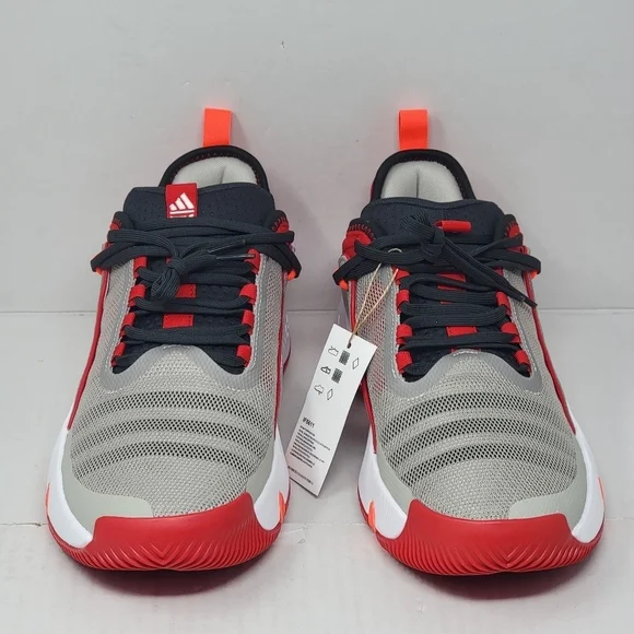 Adidas Mens Size 12 Trae Unlimited Basketball Sneaker Shoes Grey Red IF5611 New - Picture 6 of 9